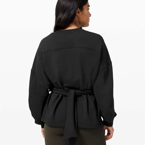 Lululemon Bound to Bliss Pullover Black Size M/L - Picture 2 of 6